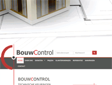 Tablet Screenshot of bouwcontrol.info